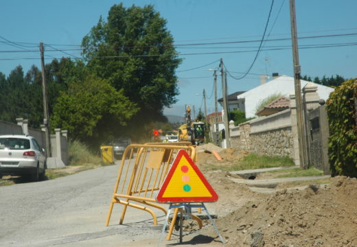 A Xunta comeza as obras para dotar de saneamento ao núcleo de Sirves en Olveira