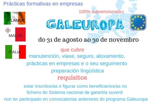 Os Concellos do Val do Ulla convocan una nova edición do programa Galeuropa