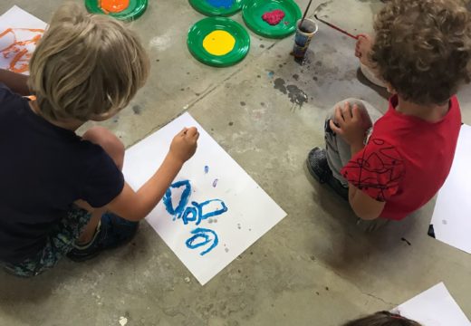 Semana do debuxo na Ludoteca de Verán de Lousame