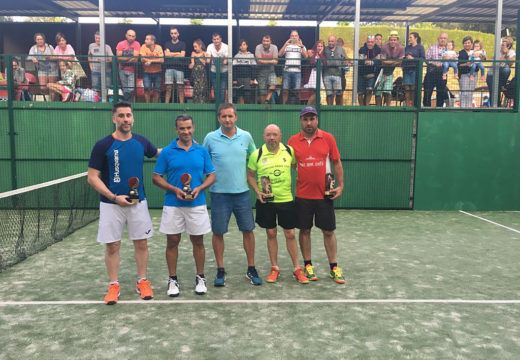 Javier Méndez e Pedro Vieites repiten vitoria no Campionato de Pádel do Concello de Frades