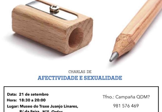 Este venres charla sobre educación afectivo-sexual no Museo do Traxe