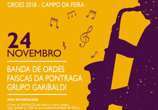 A Banda de Ordes celebrará a Santa Icía o vindeiro día 24