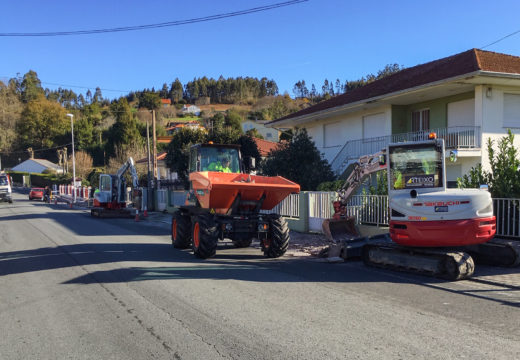 Comeza en San Sadurniño a segunda fase da remodelación da avenida Marqués de Figueroa