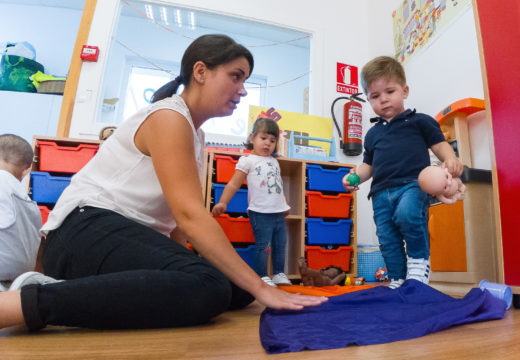 A Escola Infantil Municipal A Rolada oferta 22 prazas de novo ingreso para o curso 2019/2020