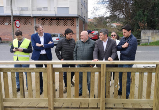 A Xunta supervisa as obras da senda Ares-Mugardos nas que a Xunta investiu 1,5m€ para lograr unha estrada máis humana