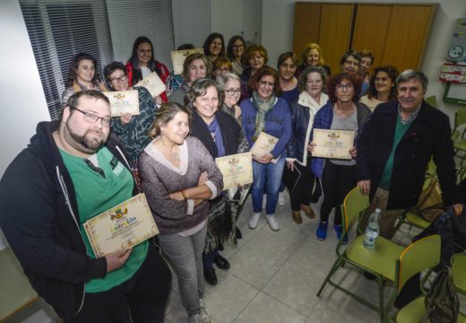 Clausura do primeiro dos obradoiros de cociña e repostería de Entroido