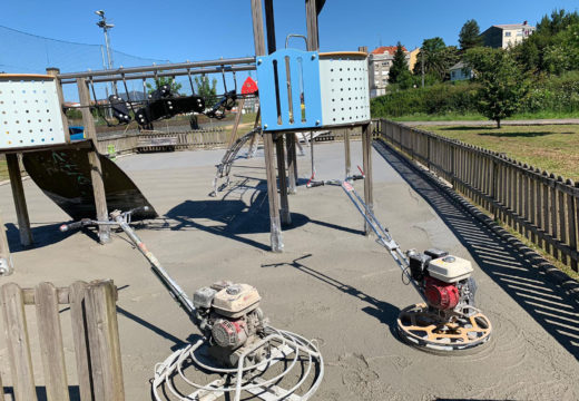 O Concello de Noia inicia as obras para a instalación dunha nova soleira no parque infantil de San Lázaro