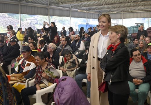 Fabiola García salienta as catro décadas de traballo de Aspronaga na formación, apoio e integración das persoas con discapacidade