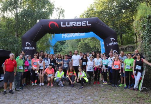 Rubén Martínez Mayo e Paula Rodríguez Louro gañan o I Trail Nocturno de Lousame “Fervenzas de Toxosoutos”