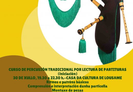 A Casa da Cultura de Lousame acollerá o vindeiro xoves 8 de agosto a clausura dos Cursos de Verán da A.C. O Son do Pote