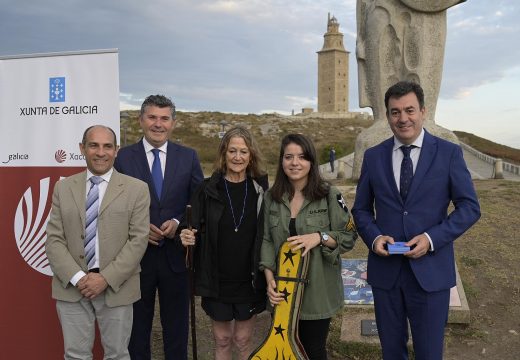 A irmá de John Lennon protagoniza a gravación dun videoclip apoiado pola Xunta para promocionar o Camiño Inglés