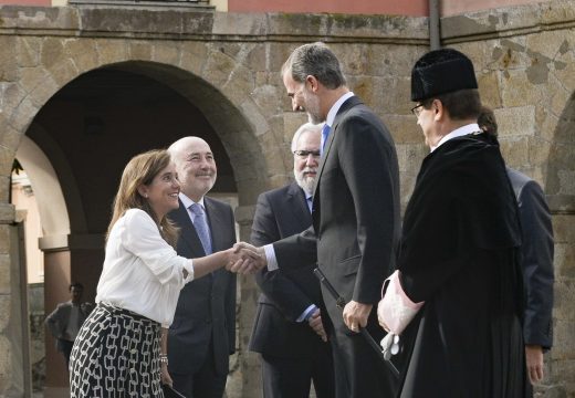 Rey destaca os valores nos que se asenta a Universidade coruñesa