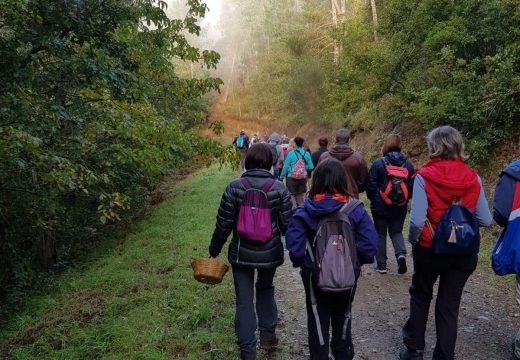 Arredor de 100 sendeiristas, o fin de semana na ruta de ‘Goza do Ulla’ no Concello de Touro