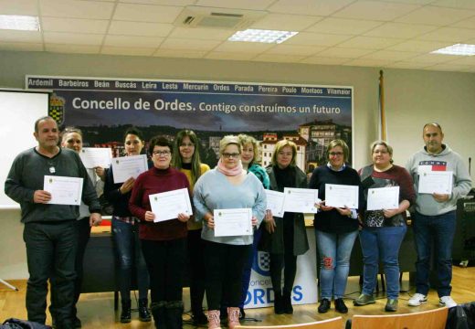 Clausura do curso CELGA 2 e 4 impartido  polo SNL da Mancomunidade