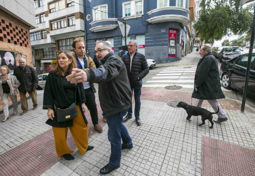 Inés Rey reúnese coa Asociación de Veciños da Falperra para abordar as diferentes demandas do barrio