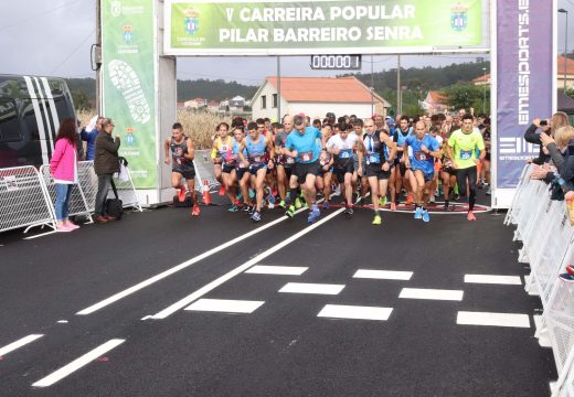 Víctor González Horta e Tina Fernández gañan a V Carreira Popular Pilar Barreiro Senra