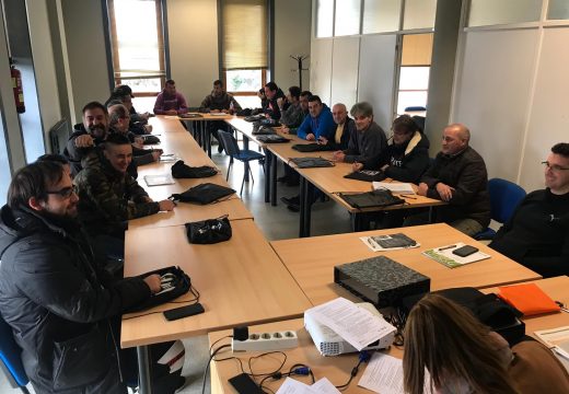 Clausura dos cursos de prevención de riscos  en construción e en traballos de albanelería