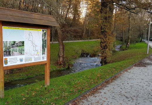 Ordes remata as actuacións previstas para acadar a homologación do Roteiro do Río Mercurín de 7,3 qm.