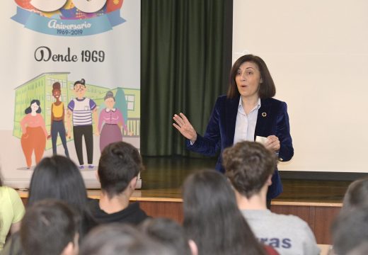 Ángeles Vázquez anima á mocidade galega a explorar as saídas profesionais que ofrece o ‘Emprego Verde’ como sector de futuro