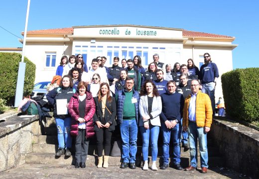 O alumnado do Obradoiro de Emprego Lousame-Noia 2019 reciben os diplomas dun curso de prevención de riscos laborais