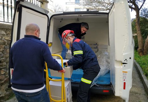 Ribeira intensifica a distribución de material preventivo en centros de saúde e pequenas tendas e o reparto de alimentos nas ongs