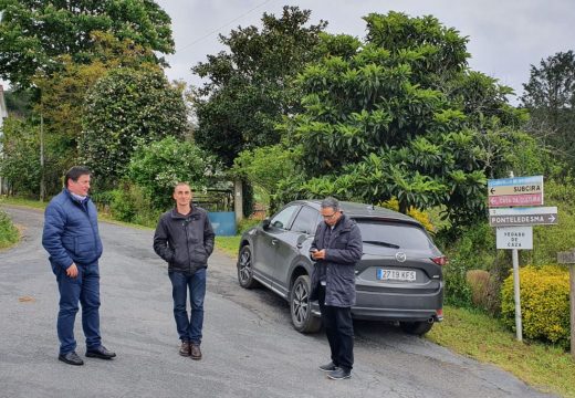 O Concello de Boqueixón inicia as obras de mellora do viario que vai dende a Igrexa de Lamas ao Cruce de Carabán e do vial de Sucira