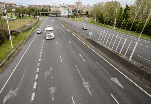 O tráfico redúcese nun 75% nas principais vías da cidade