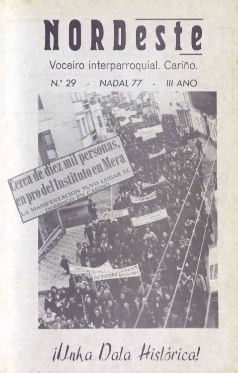 O Concello dixitaliza e publica todos os exemplares da histórica Revista Nordeste, a voz do pobo de Cariño