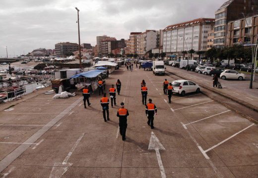 O concello de Ribeira estuda a ubicación definitiva do mercadillo deste sábado, que estará limitado a produtos agroalimentarios