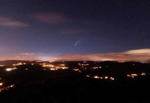 O Neowise desde San Sadurniño