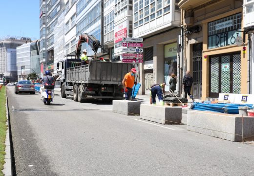 Mobilidade consolida o carril dos Cantóns para uso peonil