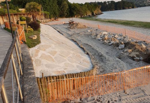 Avanzan a bo ritmo as obras da Ribeira