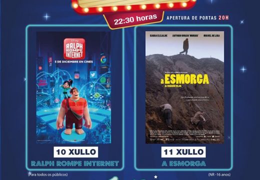 O Concello de Touro propón un fin de semana de autocine os días 10 e 11 de xullo