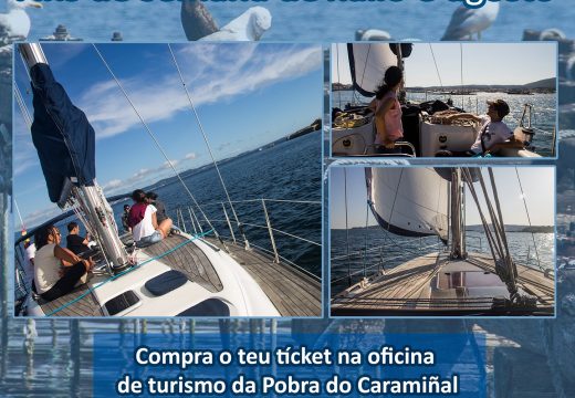 Chegan á súa fin as viaxes en veleiro pola ría da Arousa con saída desde A Pobra