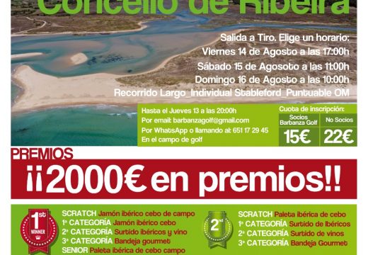 Esta fin de semana, Terceira Edición do Torneo de Golf “Concello de Ribeira” en Macenda