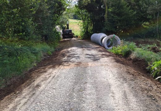 Avanzan en Moeche as obras cofinanciadas polo Concello e o Plan de Camiños da AGADER