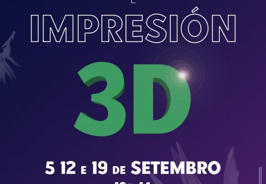 Esgotadas nun tempo récord as prazas para o curso de deseño e impresión 3D