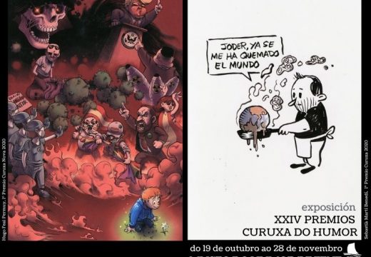 A exposición dos Premios Curuxa 2020 amosarase no Museo do Humor do 19 de outubro ao 28 de novembro