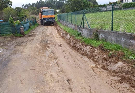 O Concello reforza a seguridade viaria na parroquia de Paleo coa mellora de dous camiños