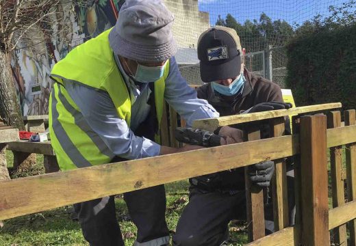 Un botellón, posible escenario de varios desperfectos na área recreativa dos Currás, en San Sadurniño