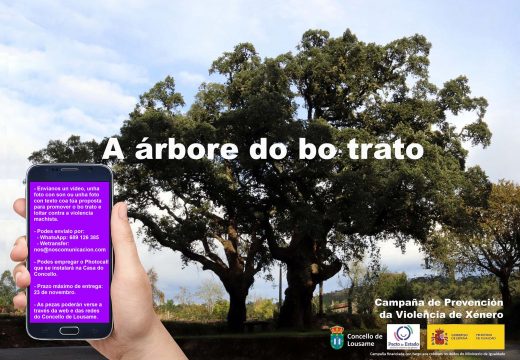 O Concello de Lousame conmemorará o Día contra a Violencia de Xénero de forma en liña coa campaña “A árbore do bo trato”