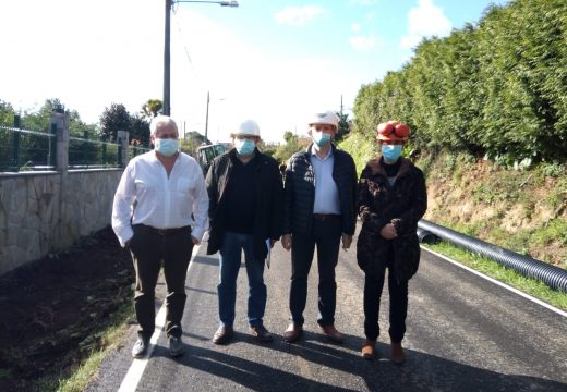 O Concello de Miño comeza a construción dun corredor peonil en Viadeiro (Castro) para a seguridade de veciños e peregrinos