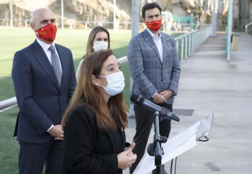 O Goberno local construirá unha cuberta para a bancada do campo de fútbol de San Pedro de Visma