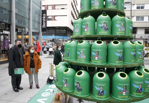 O concello colabora con Ecovidrio nunha campaña para concienciar sobre a necesidade de reciclarmos durante este Nadal