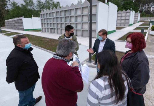 O Concello de Fene recepciona as obras de ampliación e mellora do cemiterio municipal