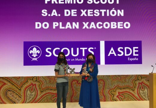 A Xunta recibe o premio SCOUT 2019 polo seu apoio a este movemento  na actividade desenvolvida no Camiño de Santiago