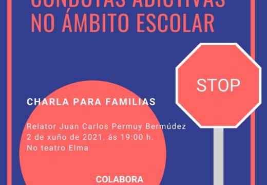 Charla destinada ás familias pobrenses sobre prevención de condutas adictivas