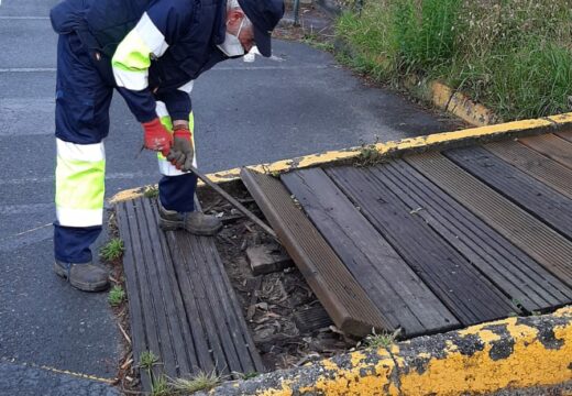 O Concello de Miño prepara as instalacións dos seus areais para a tempada de verán