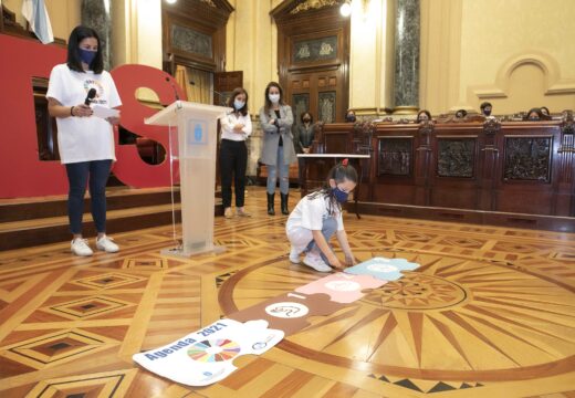 O Concello recoñece o labor do alumnado das Esclavas cos Obxectivos de Desenvolvemento Sostible