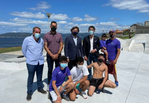 A Xunta ratifica a súa aposta polos deportes urbanos co Skate Park de Porto do Son, días antes do debut de Benedetti nos xogos